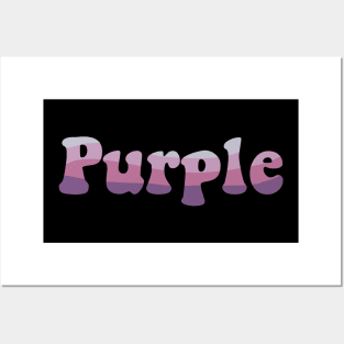 Purple Posters and Art